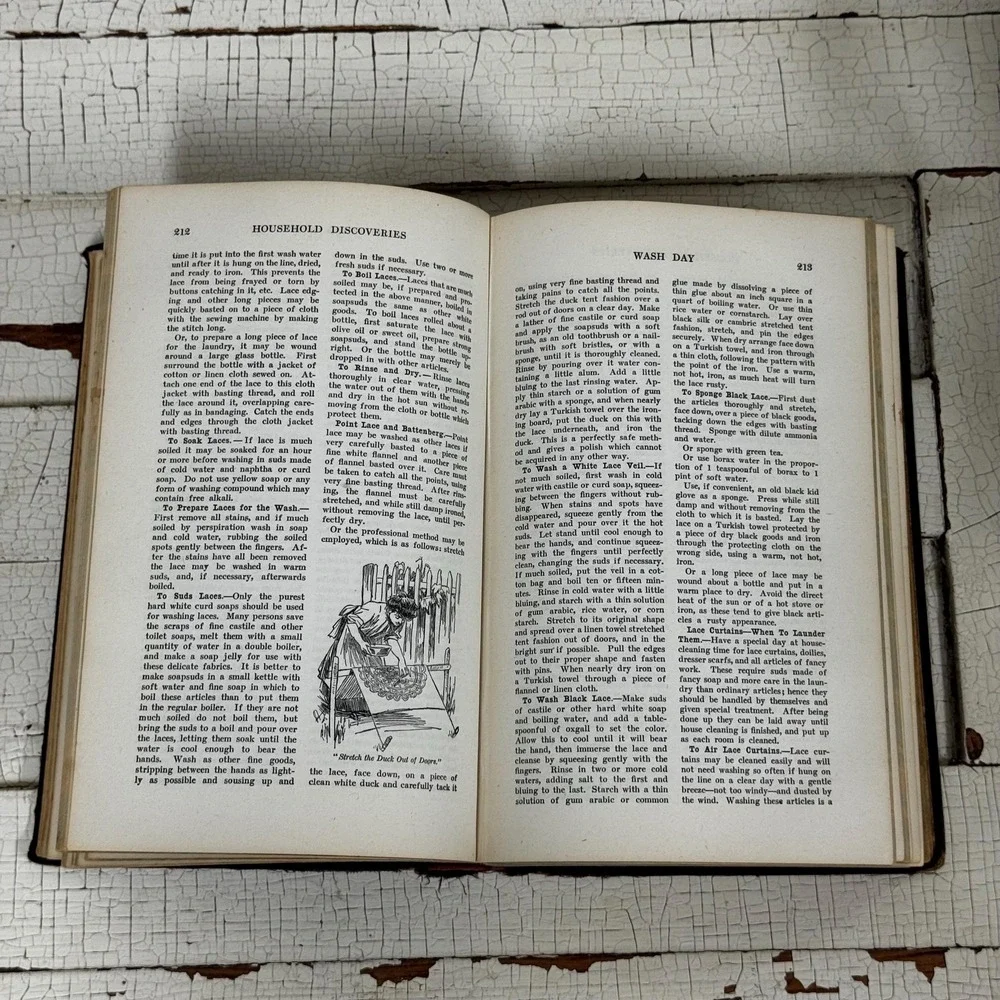 Household Discoveries and Mrs Curtis's‎ cook book- Antique cookbook 1903
